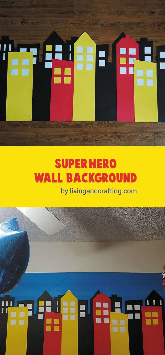 Super Hero Wall Background