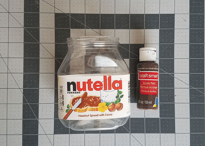 Fake Nutella Jar - Living and Crafting