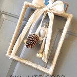 DIY Jute Cord Frame Wreath ft