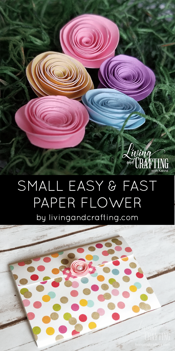 Small Easy Fast Paper Flower Living and Crafting