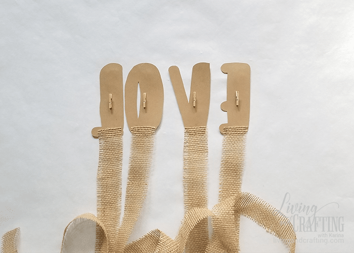 Love Burlap Photo Garland 4