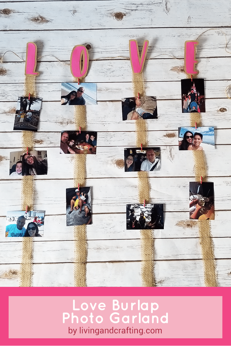 Love Burlap Photo Garland ft