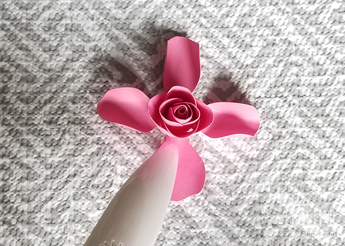 mini paper rose 14