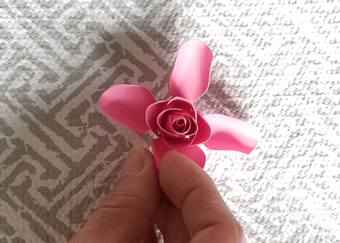 mini paper rose 15