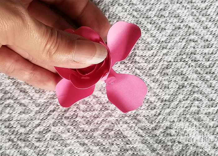 mini paper rose 19