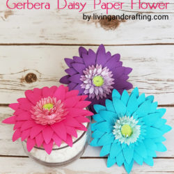 Gerbera Daisy Paper Flower feat