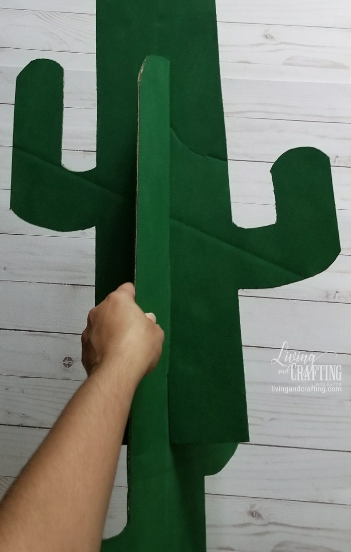 Easy Cardboard Cactus 10