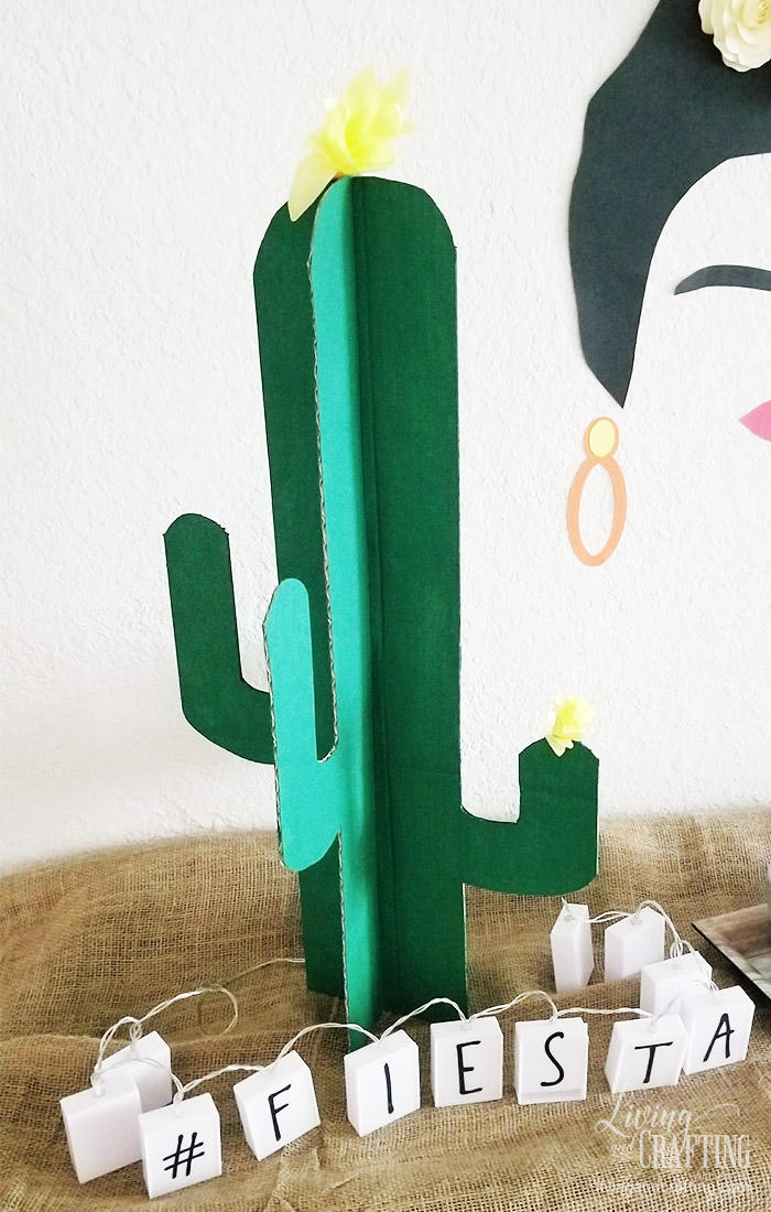 Easy Cardboard Cactus 13