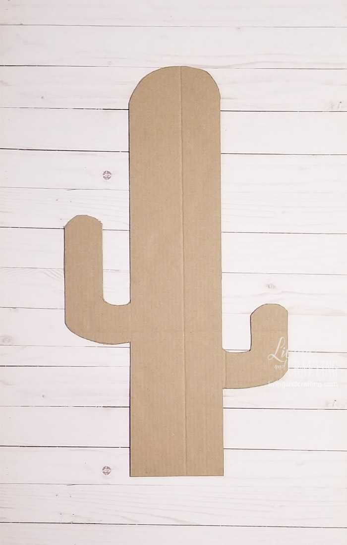 Easy Cardboard Cactus 2