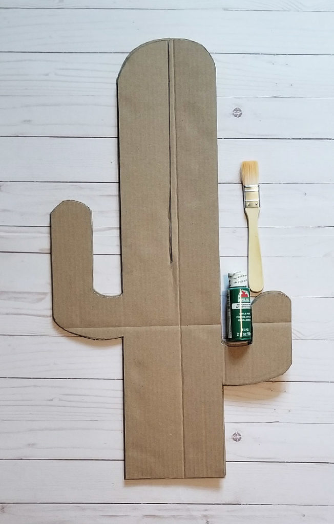How to make an Easy Cardboard Cactus Living and Crafting