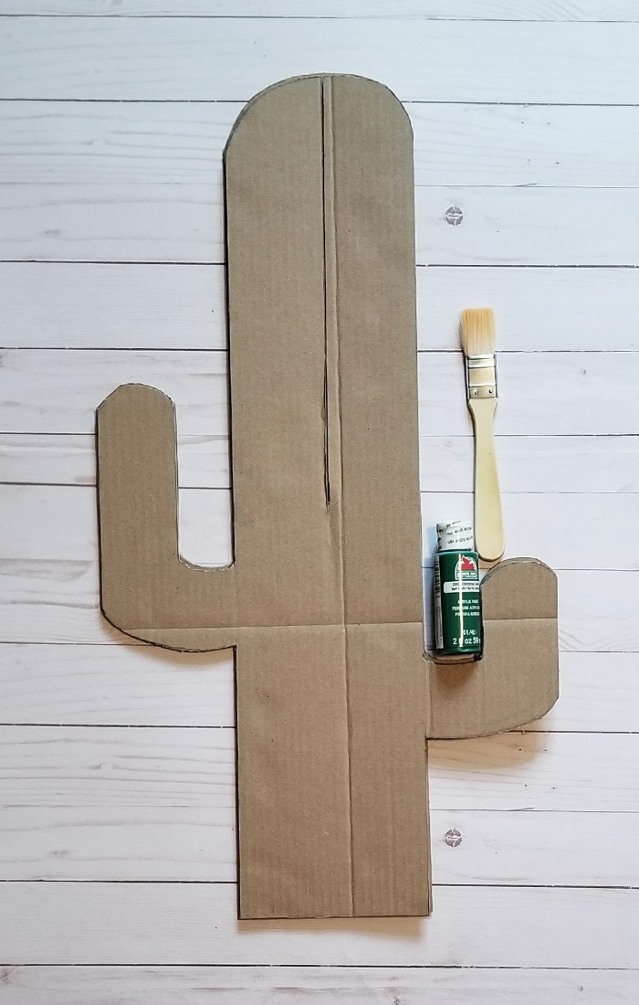 Easy Cardboard Cactus 7