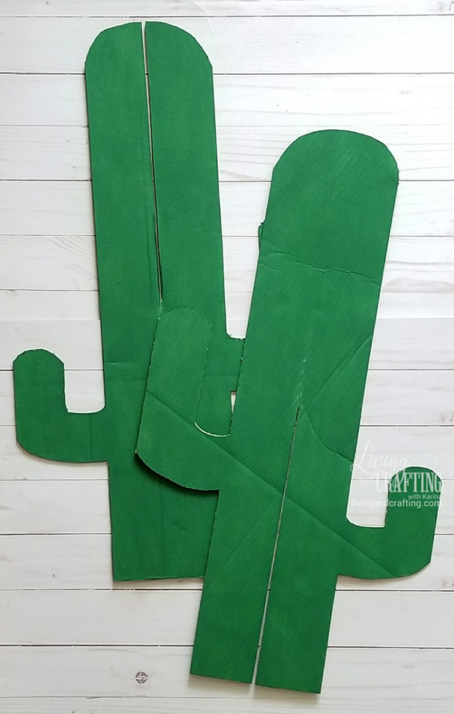 How to make an Easy Cardboard Cactus Living and Crafting