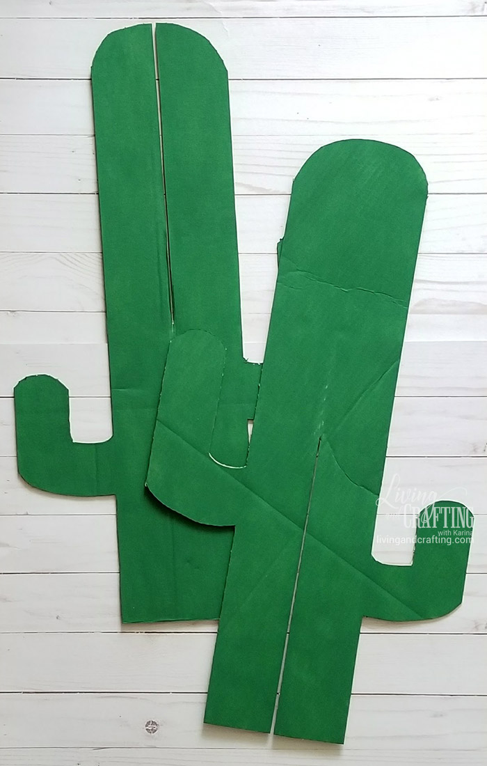 Easy Cardboard Cactus 8
