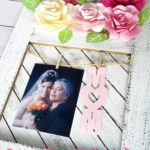 Paper Rose Mother's Day Rustic Frame ft