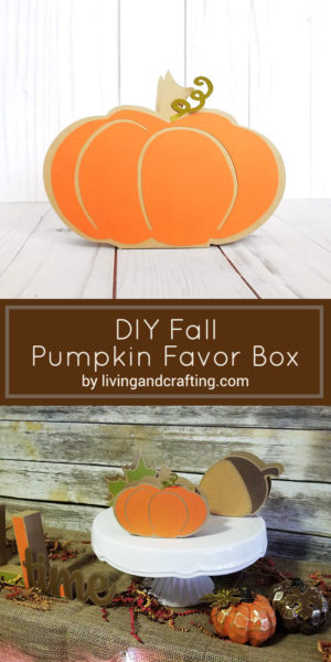 Pumpkin Favor Box - Diy Fall - Living And Crafting