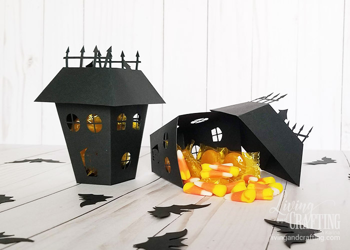 Halloween Haunted House Lantern candy box