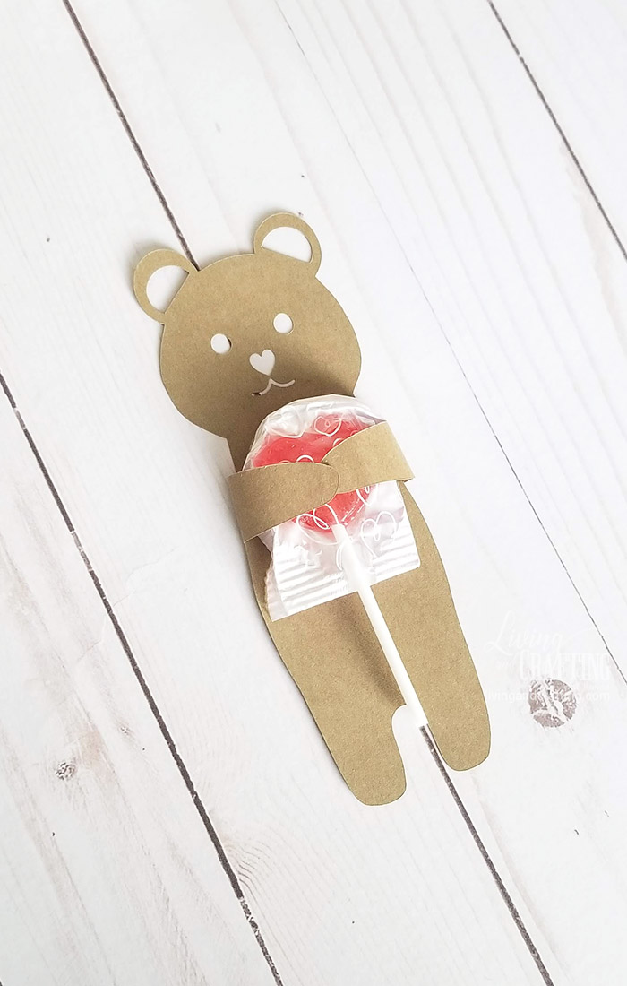 Valentines Candy Wrapper lollipop