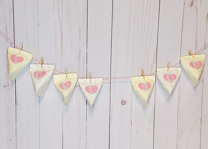 DIY Love Candy Box Banner