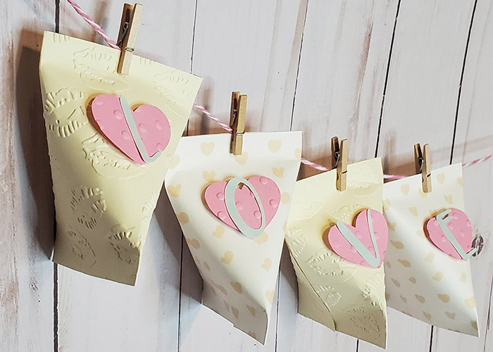 DIY Love Candy Box Banner