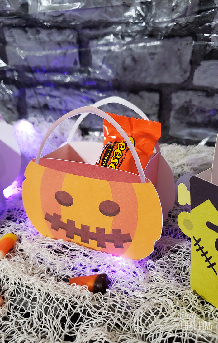 Jack O Lantern Paper Bag DIY Easy for kids Living and Crafting