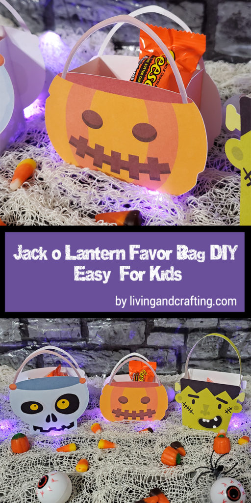Jack O Lantern Paper Bag DIY (Easy for kids) Living and Crafting